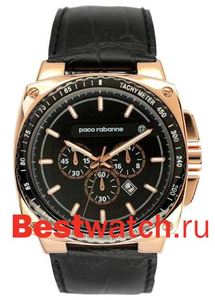Часы Paco Rabanne Gent Leather Round PRH985_2AA